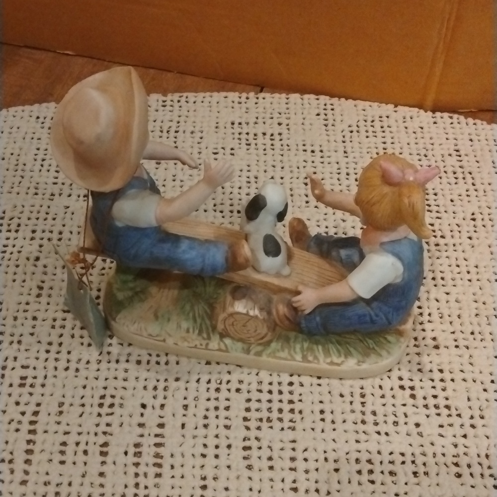 DENIM days figurine, item number 8827, titled playtime released in 1989 - Picture 2 of 3
